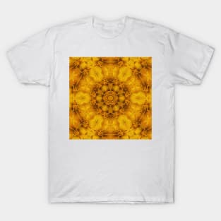 floral fantasy GOLDEN pattern and design T-Shirt